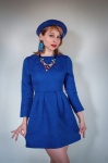 Blue Dress, Woman, Elegant Dress