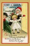 Christmas Vintage Children Card