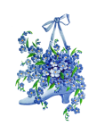 Forget-me-not Flowers Old Clipart