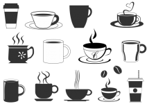 Coffee Cups Mugs Clipart
