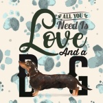 Dachshund Dog Love Poster