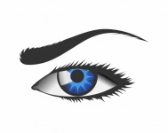 Eye Of Woman Blue