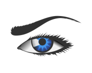Eye Of Woman Blue