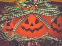 Felt Halloween Pumpkin