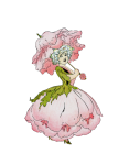 Flower Peony Girl