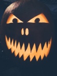 Halloween Pumpkin At Night