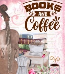 Vintage Coffee And Books Poster