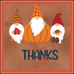 Thanksgiving Gnome Poster