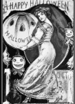 Vintage Black And White Halloween