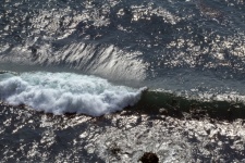 Retreating Ocean Wave