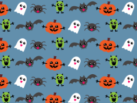 Cute Halloween Background Pattern