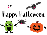Happy Halloween Characters Card