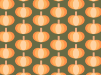 Vintage Pumpkins Pattern