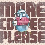 Funny Mouse Coffee Poster