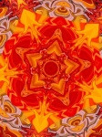 Red Abstract Art Design New