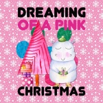 Pink Christmas Hippo Illustration