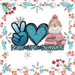 Peace, Love, Snowmen Poster