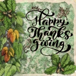 Thanksgiving Vintage Style Poster