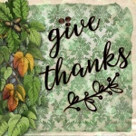 Thanksgiving Vintage Style Poster