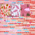 Christmas Pattern Wordart Poster