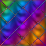 Crystal Mosaic Pattern Background