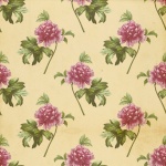 Peony Flower Vintage Wallpaper