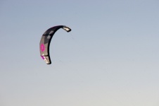 Purple Grey Kite In Sky