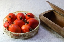 Ripe Tree Tomato Fruit In Basket