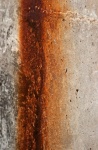 Rust Stain On A Grey Surface