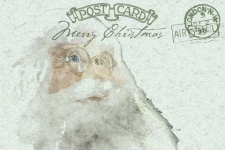 Santa Claus Christmas Postcard