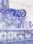 Skeleton Playing A Pipe Organ