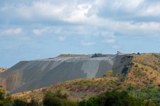 View Of Grey Heaps Of Premier Mine