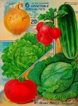 Vintage Advertising Vegetables Fruits