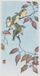 Bird Branch Vintage Art