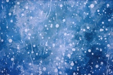 Watercolor Snowflake Texture