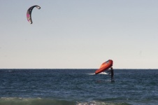 Wind And Kite Surfer