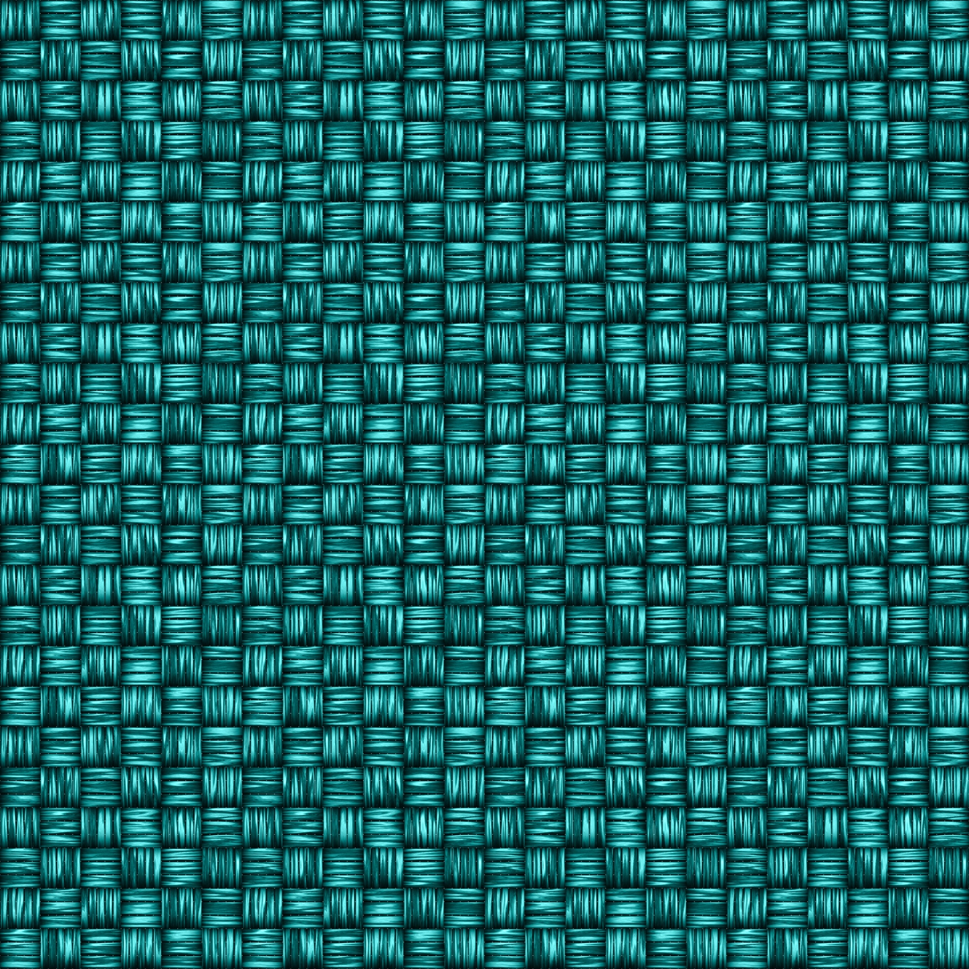 Design paper with woven patterns in shades of turquoise and black