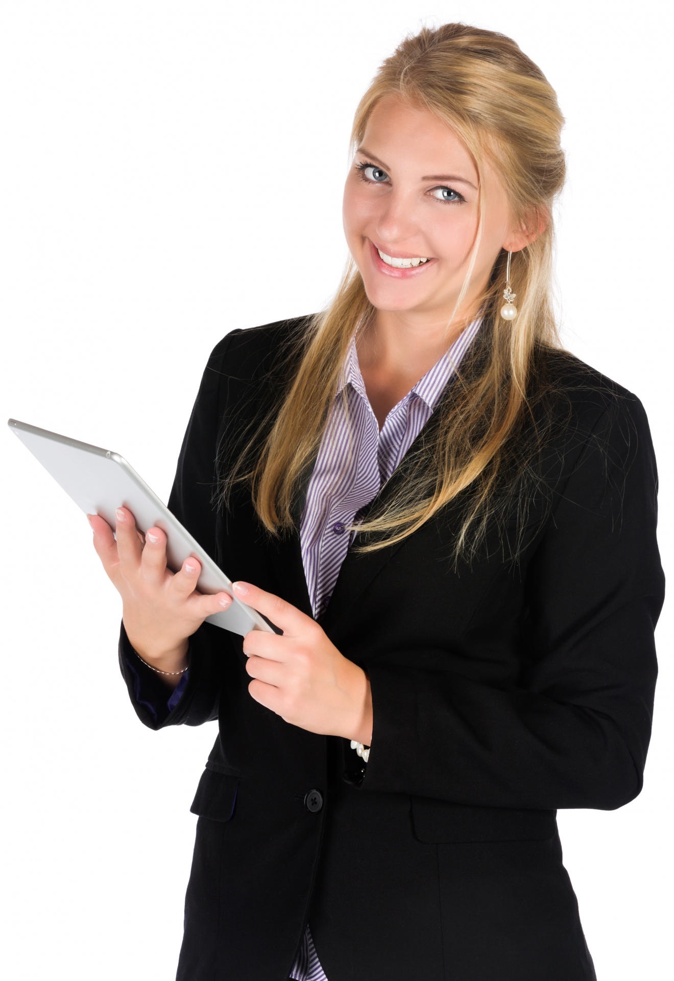 Businesswoman Holding A Tablet