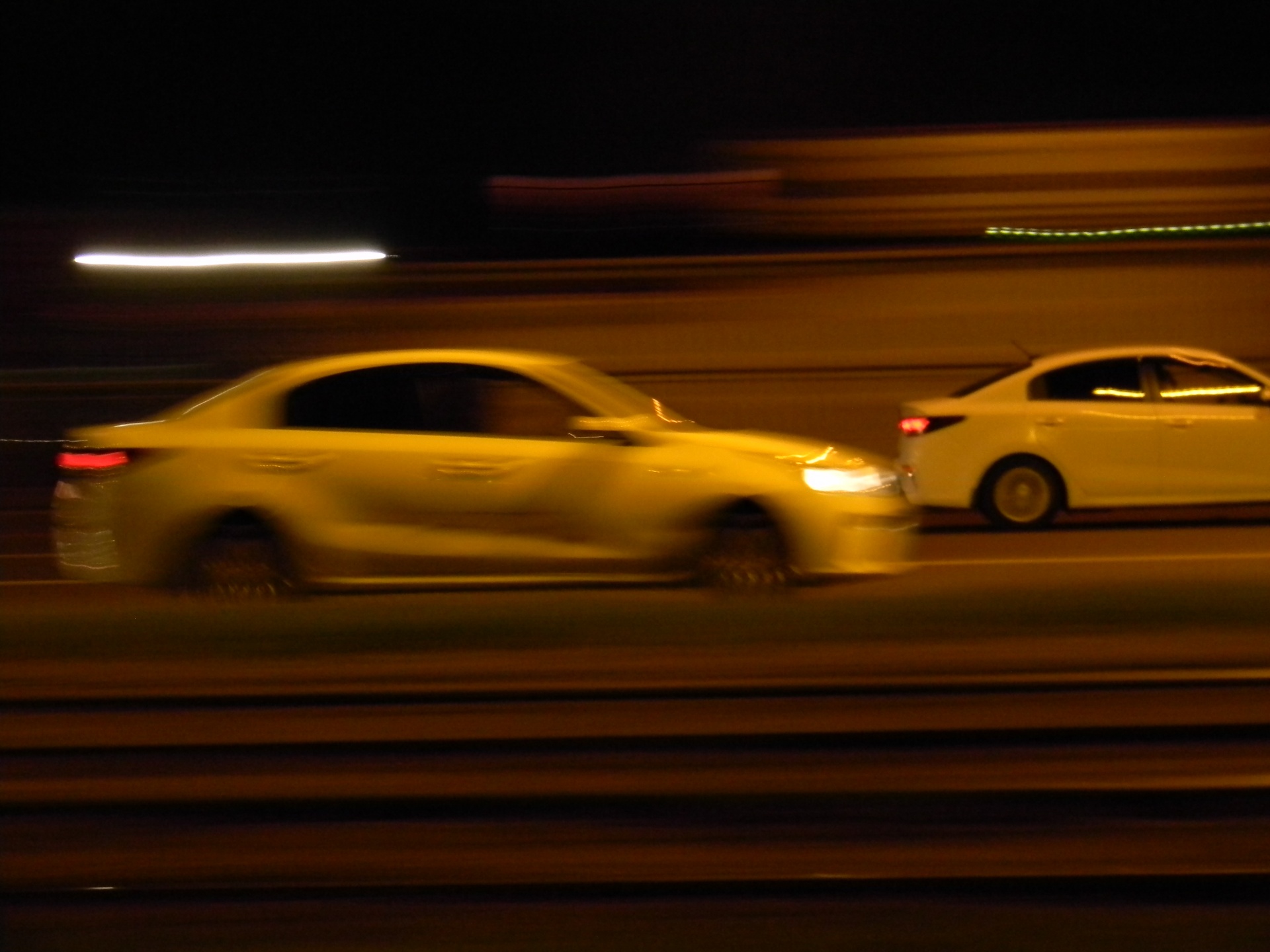 photography cars night blur