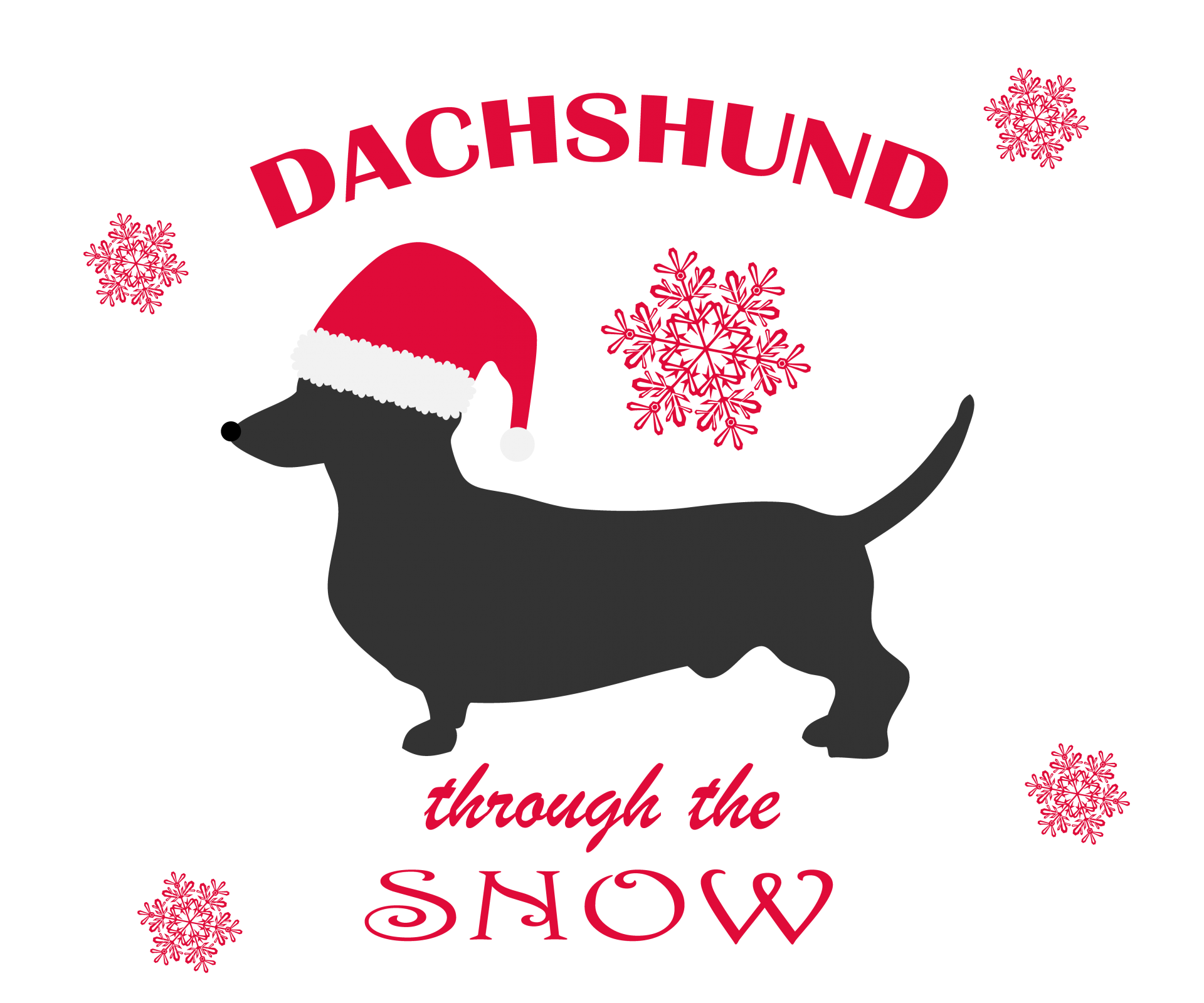 Dachshund Dog Christmas Hat