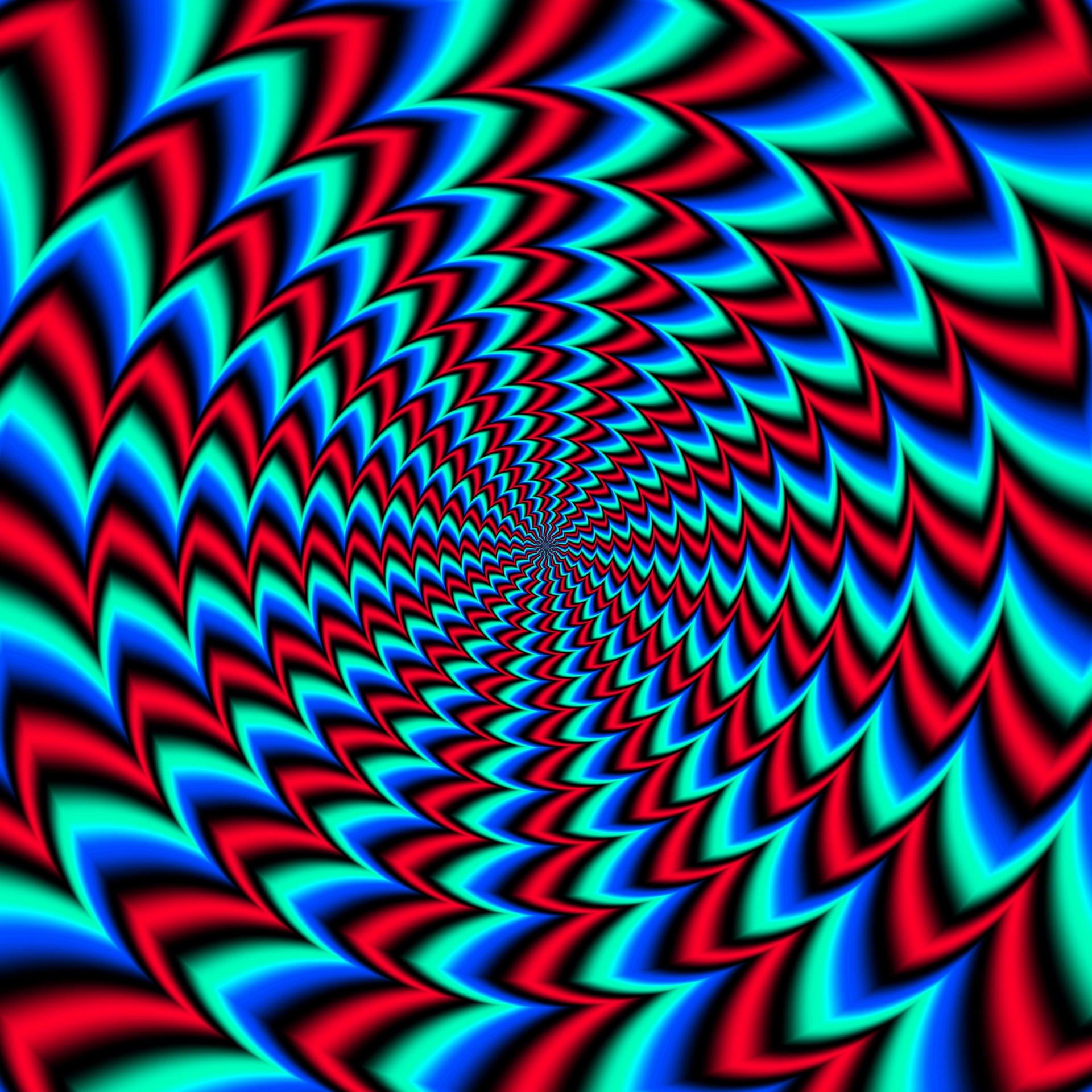 Illusion Background Retro Pattern