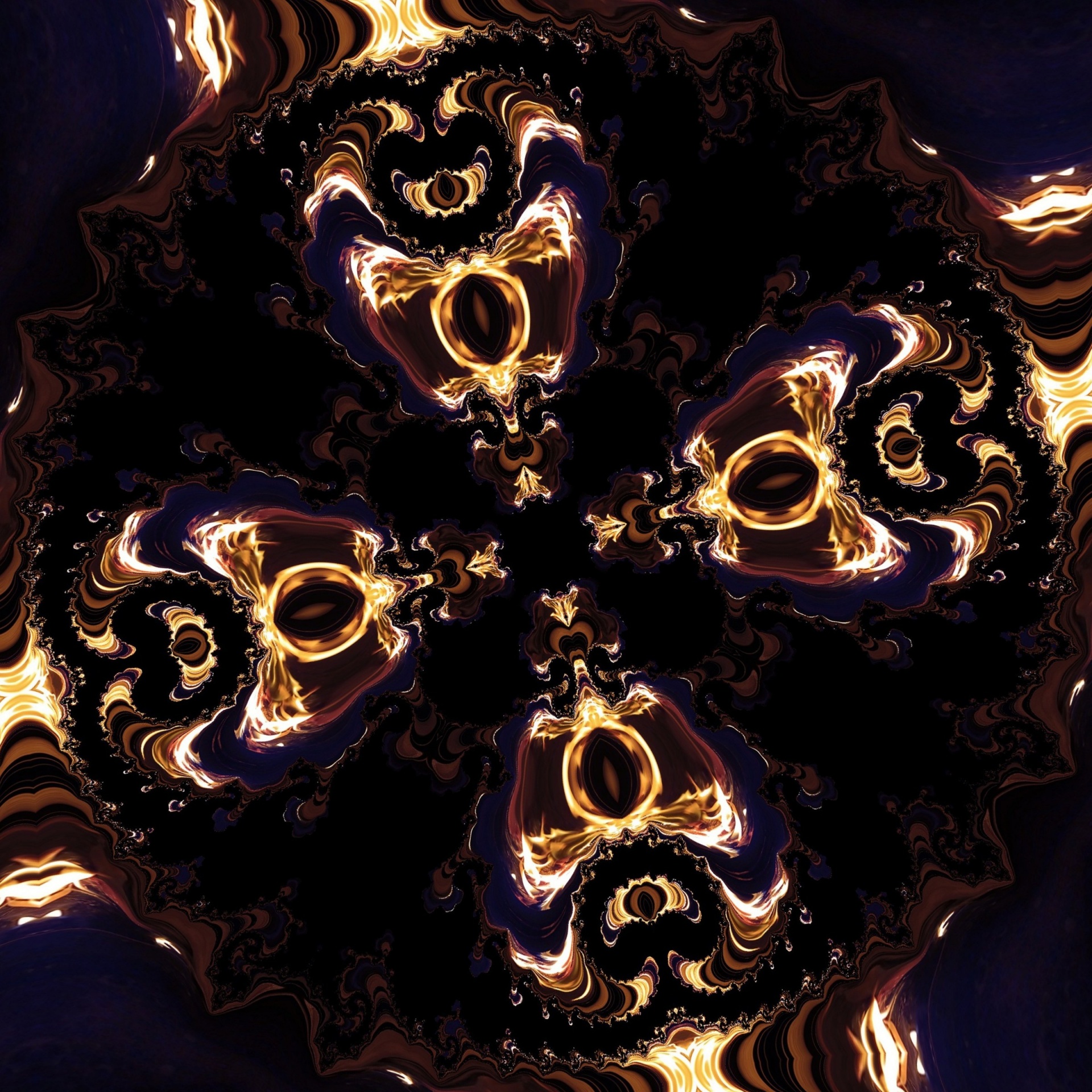 Fractal Fire Abstract