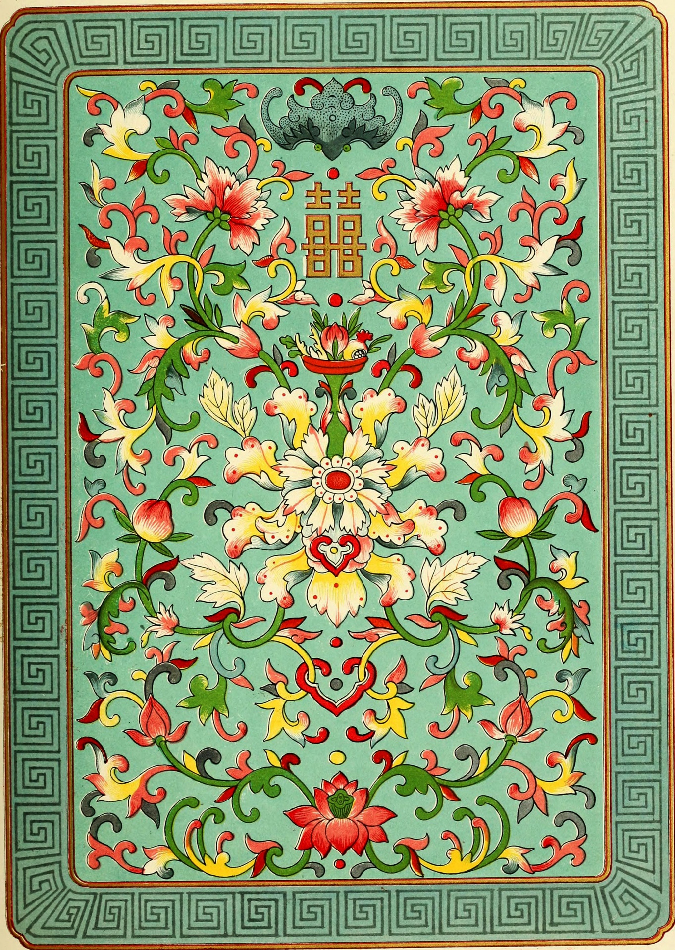 Pattern Flowers Chinese Art