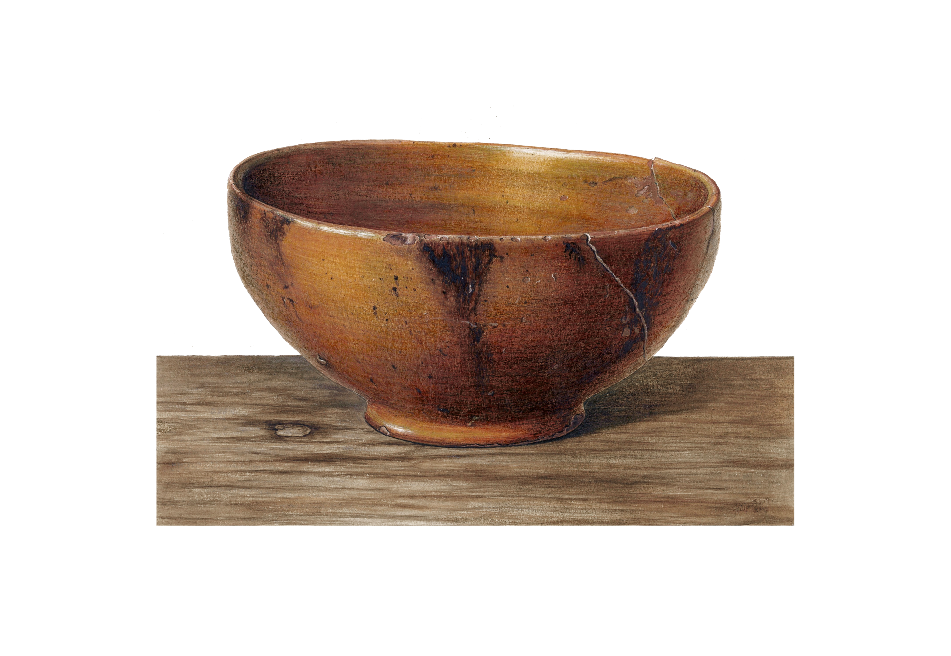 Bowl Ceramic Vessel Vintage