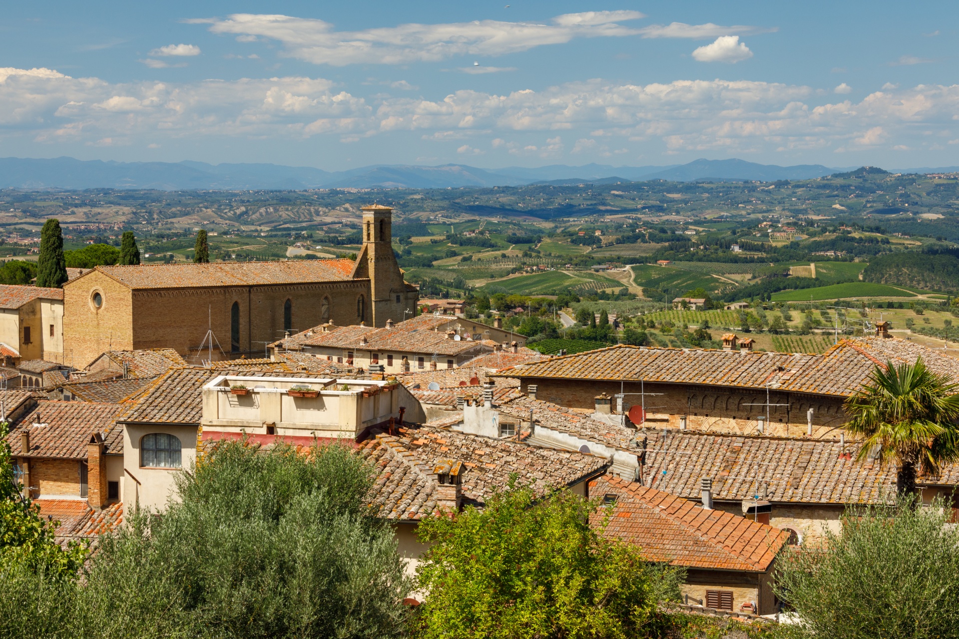 Village In Tuscany, Italy