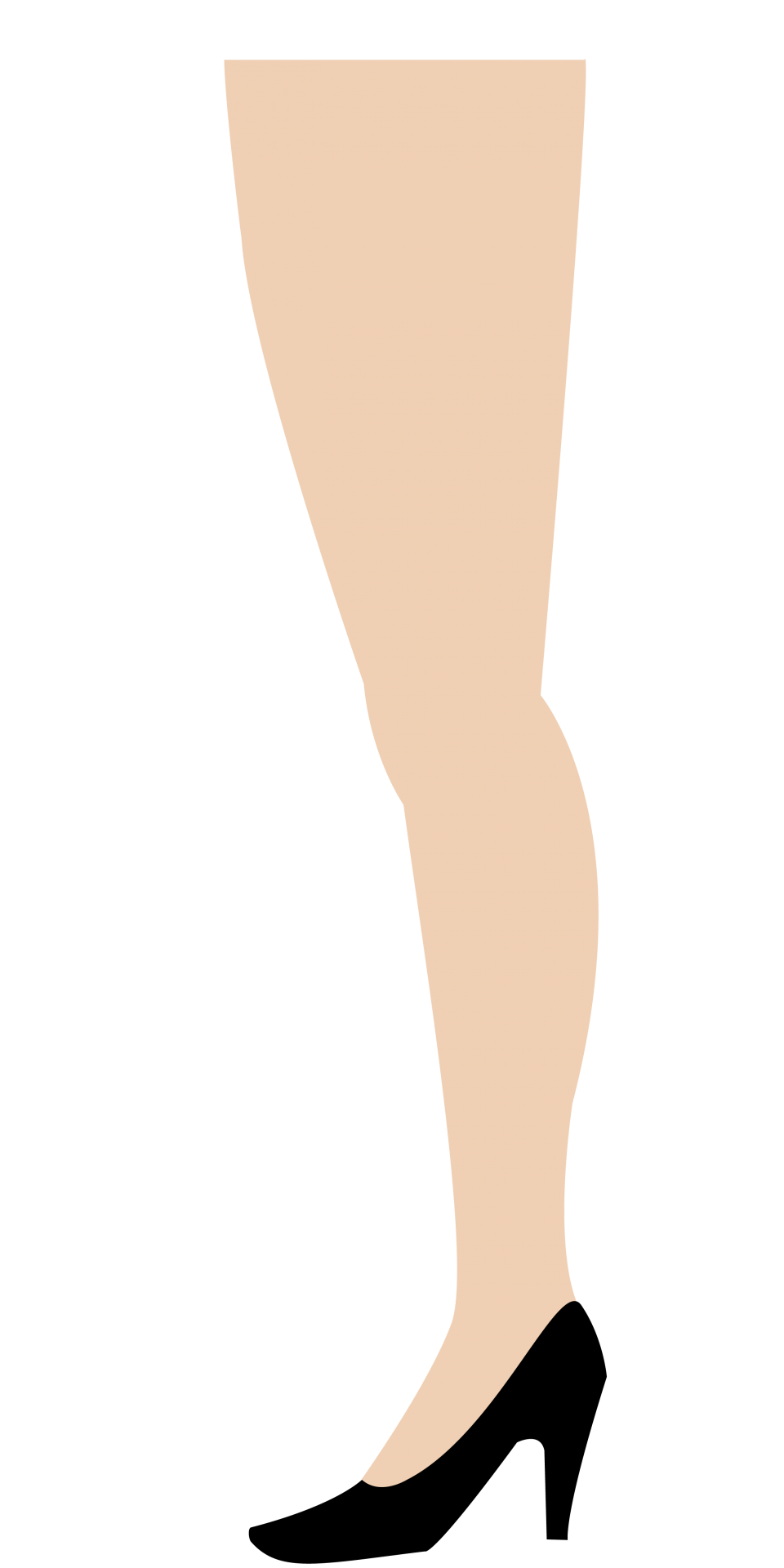 Woman Leg Shoe Clipart
