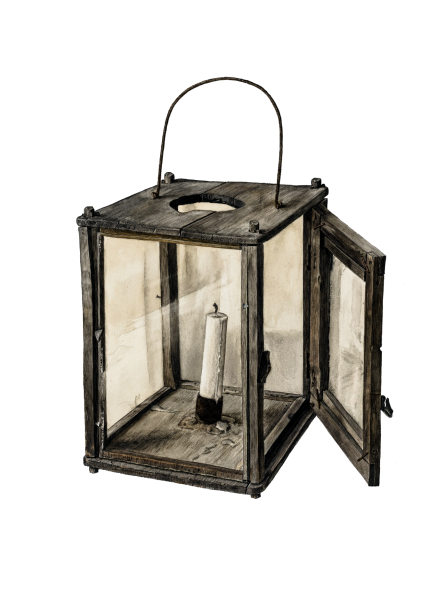 antique lantern clipart