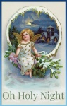 Angel Christmas Card Oh Holy Night