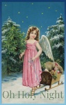 Angel Christmas Card Oh Holy Night