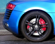 Audi Sports Car Rear Wheel